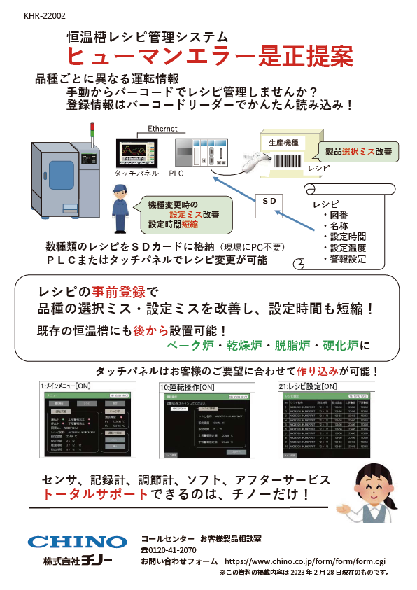 KHR.22002.Chamber recipe