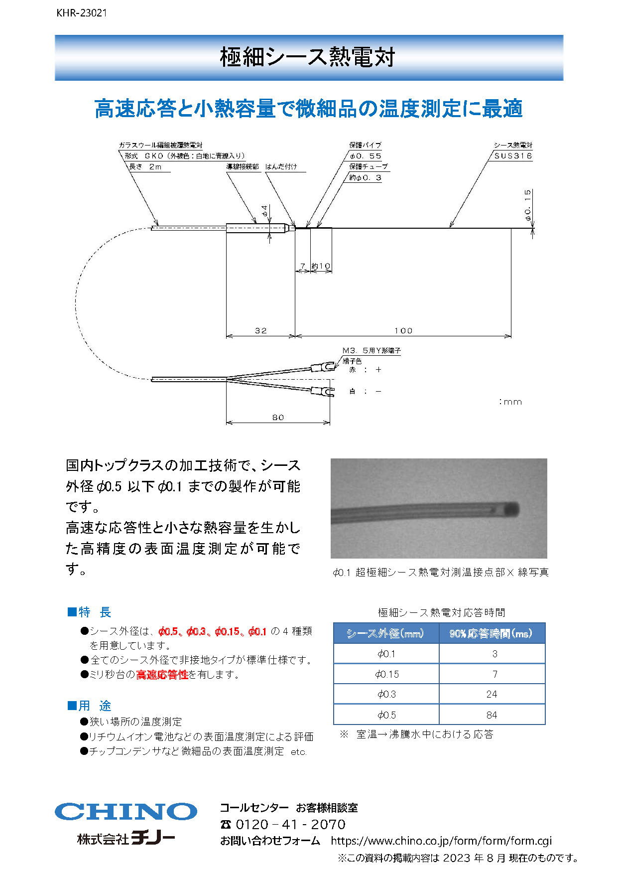 KHR-23021_Ultra thin sheath TC